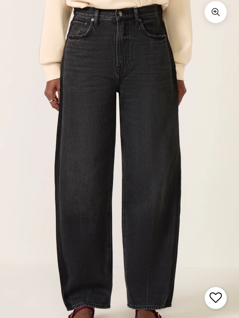 Pistola Black Wes Barrel Jean with Tuxedo Stripe